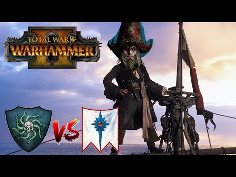 Vampire Coast vs High Elves | THE SHADOW & THE PIRATE - Total War Warhammer 2
