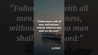 Pursue Peace & Holiness! | Verse of the Day