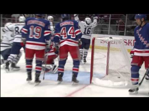 Clarke MacArthur Goal - Leafs 1 vs Rangers 1 - Oct 15th 2010 (HD)