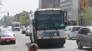 NJT MCI D4000 #7585 on the 166 to Cresskill (Inside) in HD