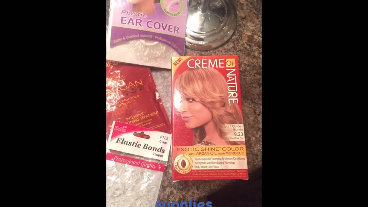 Creme of Nature Exotic Shine- Light Golden Blonde