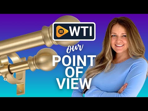 Warm Gold Double Curtain Rods 72-144 Inch - WTI product video review