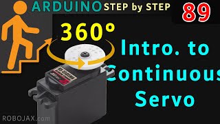Lesson 89: How to control 360 Continuous Servo with Arduino