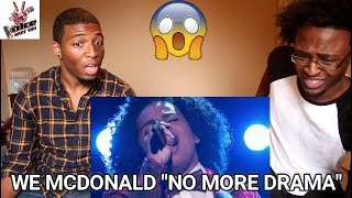 The Voice 2016 Knockout - Wé McDonald: &quot;No More Drama&quot; (REACTION)