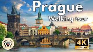 Prague, Czech Republic | 4K 60FPS HDR Walking Tour | With subtitles!