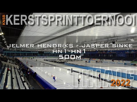 Jelmer Hendriks - Jasper Sinke 500m Kerstsprinttoernooi Thialf 2022