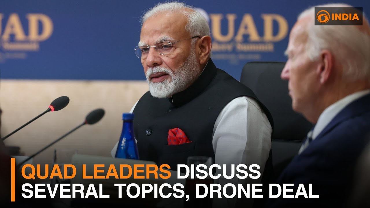 Quad Leaders discuss several topics, including drone deal | DD India