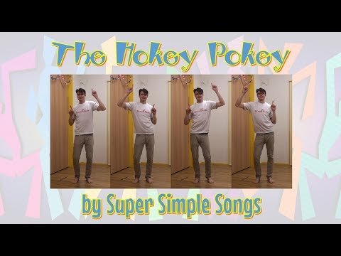 Learn English with PicLily! Hokey Pokey by Super Simple Songs - Body Action Song 5