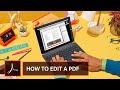 The Basics Of Editing A PDF Document In Adobe Acrobat Pro Tutorial