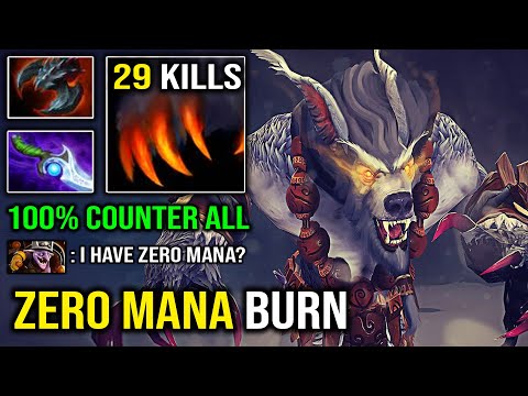 CRAZY MANA BURN Overpower Diffusal Ursa 100% Insane OP 29Kills EZ Counter Timber DotA 2