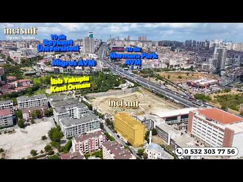 Beylikdüzü Yurdumuz — Üniversite ve Sosyal Alanlara Mesafeler (Drone)