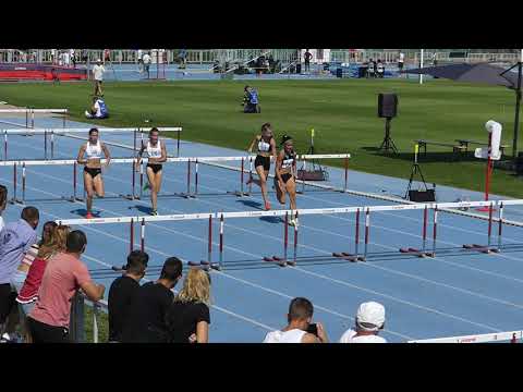 Kerekes Gréta győzelme, Tóth Anna újabb csúcsa a 100 m-es gátfutás 1. időelőfutamában