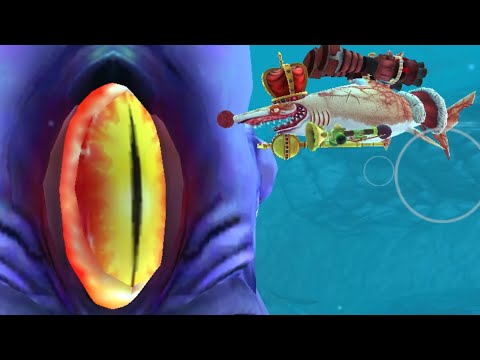 THE ROYAL 👑 MAKO SHARK vs COLOSSAL SQUID!! - Hungry Shark World