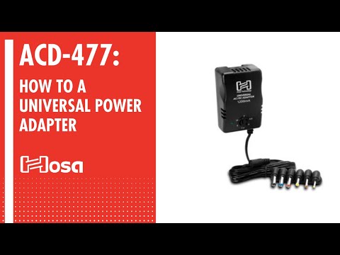 100-240V Universal Power Adaptor, Selectable 3VDC up to 12 VDC and +/- Polarity 1200 mA 6 Interchangeable Plugs for Many Small Devices Foldable Portability SCP Protection image 4