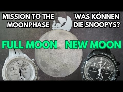 Omega x SWATCH Snoopy Moonswatch - Full Moon / New Moon - Vollmond / Neumond - Ist der Hype OK??