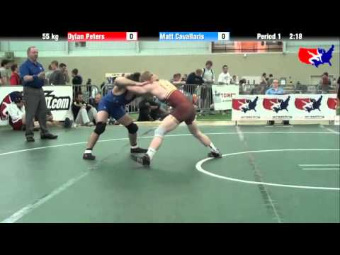 Dylan Peters vs. Matt Cavallaris at 2013 ASICS University Nationals - FS