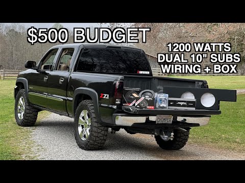 SKAR AUDIO SYSTEM INSTALL ON MY CREW CAB!!!!