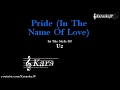 Pride In The Name Of Love (Karaoke) - U2