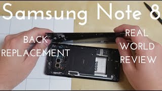 Samsung Galaxy Note8 Back Glass Replacement (How to fix the back for ~$15)