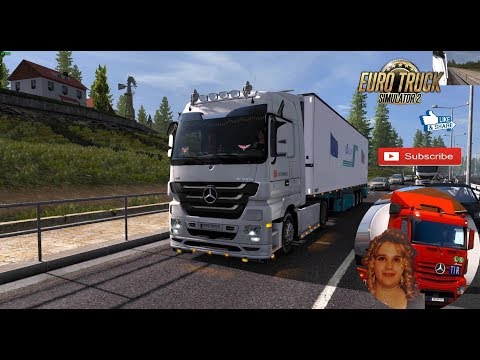 Euro Truck Simulator 2 (1.32 Beta) Mercedes Actros MP3 Reworked v2.5 [Schumi] [1.32] + DLC's & Mods