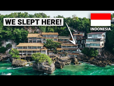 We Slept on a Cliff in Bali! (with stunning ocean views)