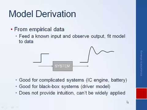 System Dynamics and Control: Module 2a: Introduction to Modeling
