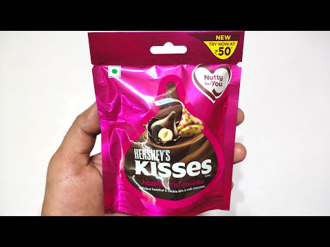 New Hershey's Kisses Hazelnut & Cookies Chocolates 😋