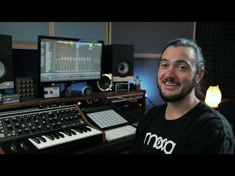 Making A Beat With The Moog Subsequent 25 Video