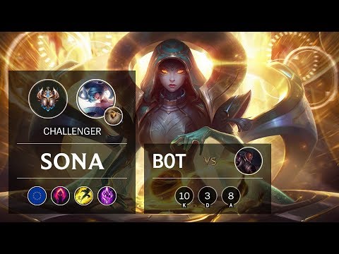 Sona Bot vs Lucian - EUW Challenger Patch 10.2
