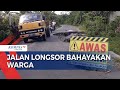 Jalan Longsor Bahayakan Warga