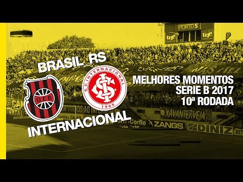 Gol - Brasil-RS 0 x 1 Internacional - Série B - 24/06/2017