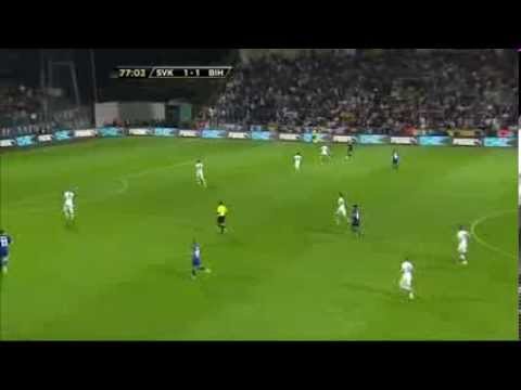 IZET HAJROVIC AMAZING GOAL - SLOVAKIA vs BIH 1:2 [FULL HD]