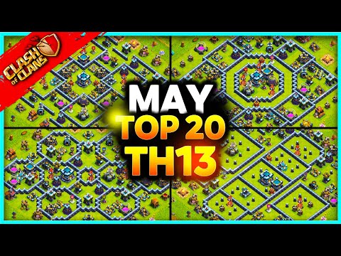 NEW Best AWESOME TH13 WAR/TROPHY Base Link (Top20) Clash of Clans - Town Hall 13 War Base LINK DEF