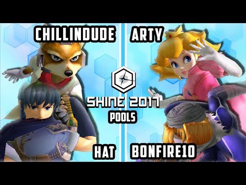 Shine 2017 SSBM - Arty & Bonfire10 Vs. Liquid`Chillindude & Hat - Smash Melee Doubles Pools