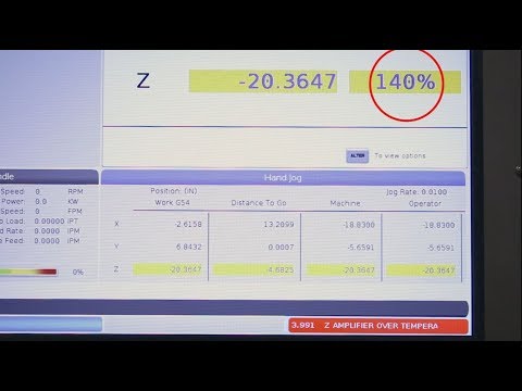 Alarm 3.991 Z-Axis Amplifier Overheat - Haas Automation Service
