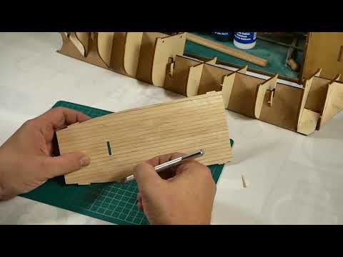 CASCO 005- Como forrar las cubiertas 3. ENDURANCE - Modelismo Naval - Artesanía