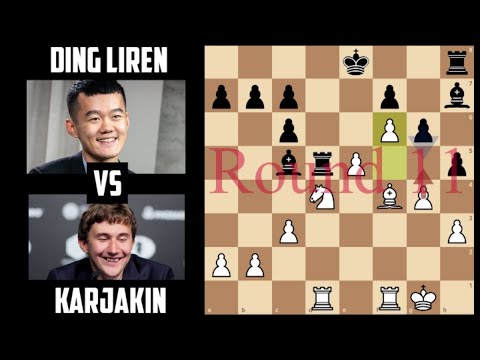 Sergey Karjakin vs Ding Liren || Lindores Abbey Rapid Challenge || Round 11