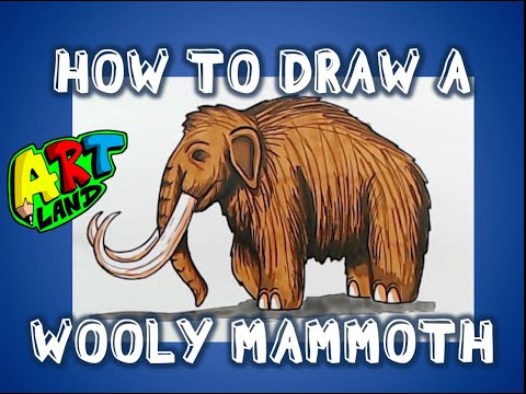 How to Draw a WOOLY MAMMOTH