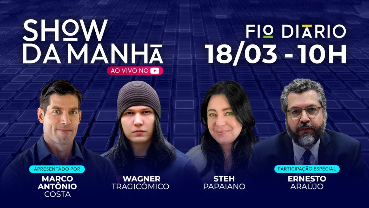 SHOW DA MANHÃ - NOVAS MEDIDAS DE TRUMP INDICAM "FORTE RECADO" AO BRASIL - 18/03/2025