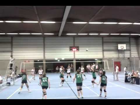 VC Dunamis Dames 2 tegen WIK Unive