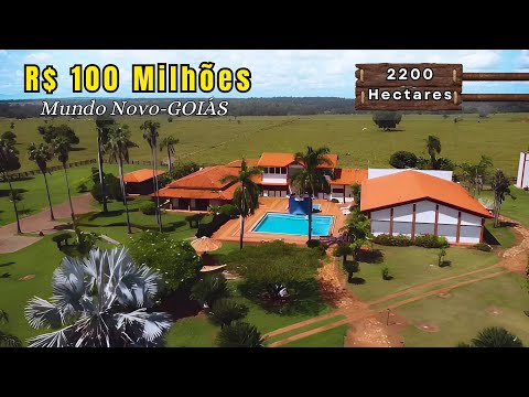 💰 Essa Fazenda Vai Surpreender Investidores! 2200 ha – Estrutura Premium e Pista de Pouso