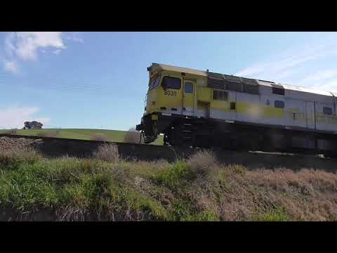 Qube Freight out of Junee with 8030, 4497 and 8044