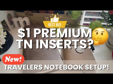 $1 Premium Traveler’s Company Insert?The Paper Is Unreal 😱 | My New Planner Setup Reveal ✨ #bestbuy