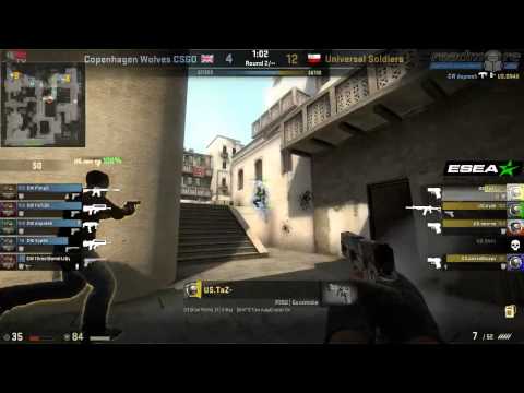 ESEA Invite Season 15 Europe - CPH Wolves vs. Universal Soldiers