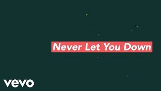 Hawk Nelson - Never Let You Down ft. Hunter and Tara (Official Lyric Video)