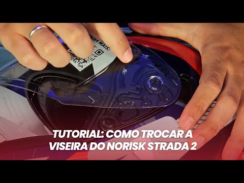 Como trocar a viseira do Norisk Strada 2? Passo a passo sem danificar o capacete