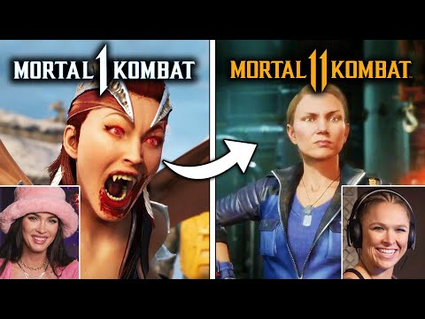 Megan Fox Nitara vs Ronda Rousey Sonya Blade Comparison - Mortal Kombat 1 vs MK 11