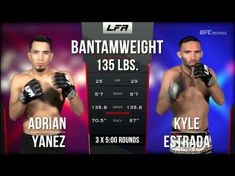 Adrian Yanez vs Kyle Estrada full fight