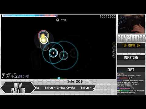 [Live] Gayzmcgee | Seiryu - Critical Crystal [Yuki's Another] +DT 99.54% {#8 564pp FC} - osu!