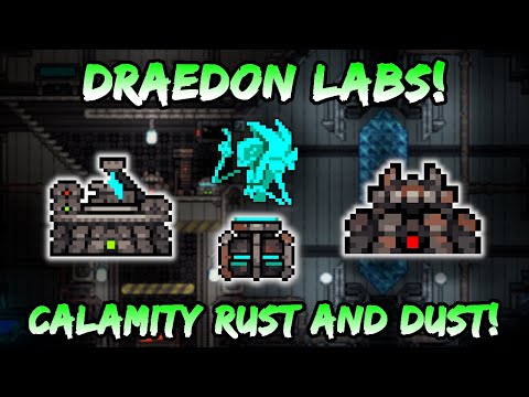 NEW Draedon Arsenal Labs - Terraria Calamity Rust & Dust World Generation Structures (Update 1.4.5)